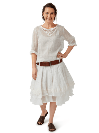 SanDahlia Röcke One Size Ewa i Walla Rok Dot Organdie 22147  SS22 Original