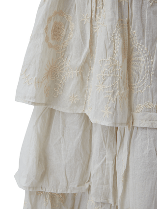 SanDahlia Röcke One Size Ewa i Walla Rok Embroidered Organdie 22148  SS22 Soft Mint