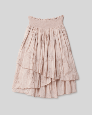 SanDahlia Röcke One Size Ewa i Walla Rok Rosa Embroidered Voile 22160 AW22 Powder