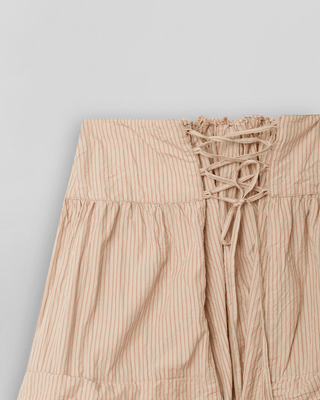 SanDahlia Röcke Ewa i Walla Rok Garbo Striped Cotton 22163 AW22 Red