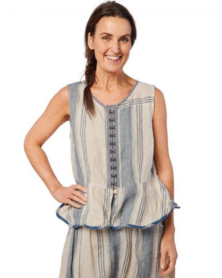SanDahlia Shirts & Tops Ewa i Walla Top Ticking Stripe 33309  SS21 Original