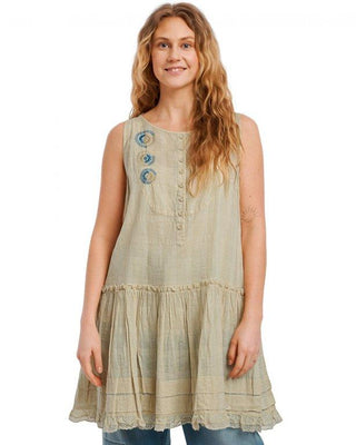 SanDahlia Blusen & Tunika Ewa i Walla Tuniek Voile Grid 33313 SS21 Original