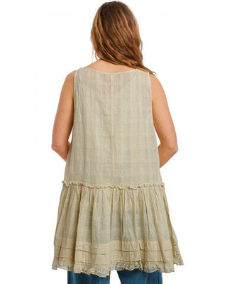 SanDahlia Blusen & Tunika Ewa i Walla Tuniek Voile Grid 33313 SS21 Original