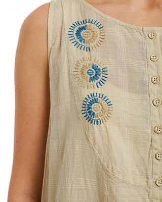 SanDahlia Blusen & Tunika Ewa i Walla Tuniek Voile Grid 33313 SS21 Original