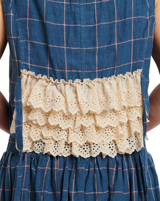 SanDahlia Shirts & Tops Ewa i Walla Vest Checked Linen 33319 AW21 Original