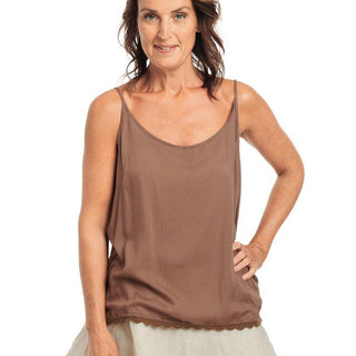 SanDahlia Shirts & Tops Ewa i Walla Top Viscose 33321 AW21 Mole