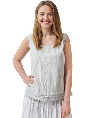 SanDahlia Shirts & Tops Ewa i Walla Top Cotton 33322 SS22 Light Blue