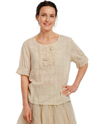 SanDahlia Blusen & Tunika Ewa i Walla Blouse Voile Grid 44775 SS21 Original