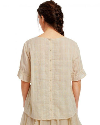 SanDahlia Blusen & Tunika Ewa i Walla Blouse Voile Grid 44775 SS21 Original