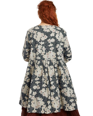 SanDahlia Blusen & Tunika Ewa i Walla Tuniek Shirt Flower Cotton Black 44799 AW21 Original