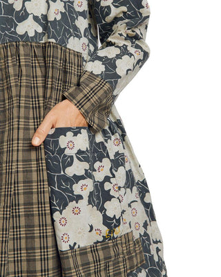 SanDahlia Blusen & Tunika Ewa i Walla Tuniek Shirt Flower Cotton Black 44799 AW21 Original