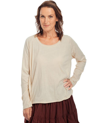 SanDahlia Shirts & Tops Ewa i Walla Shirt Jersey 44804 AW21 Bone White