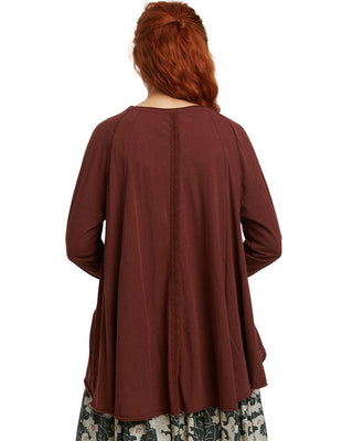 SanDahlia Shirts & Tops Ewa i Walla Shirt Jersey 44806 AW21 Maroon