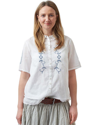 SanDahlia Shirts & Tops Ewa i Walla Blouse Voile 44822 SS22 Light Blue