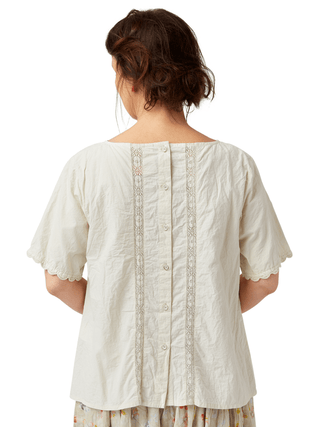 SanDahlia Shirts & Tops Ewa i Walla Blouse Cotton 44824 SS22 Sand