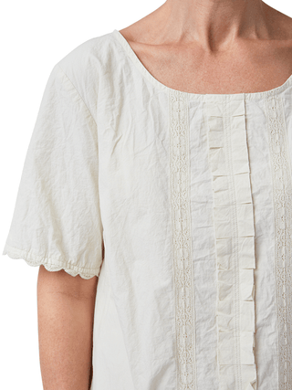 SanDahlia Shirts & Tops Ewa i Walla Blouse Cotton 44824 SS22 Sand