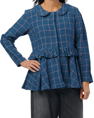 SanDahlia Shirts & Tops Ewa i Walla Blouse / Jas Original 44849 AW21 Checked Linen