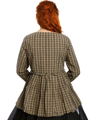 SanDahlia Blusen & Tunika Ewa i Walla Blouse Checked Cotton 44855 AW21 Original