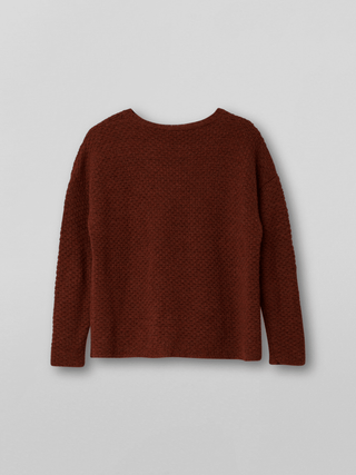 SanDahlia Shirts & Tops Ewa i Walla Trui Ella Knitted Baby Alpaca 44860 AW22 Rust