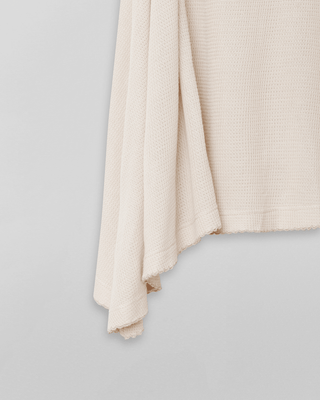 SanDahlia Blusen & Tunika Ewa i Walla Shirt Sivi Waffle Jersey 44865 AW22 Ivory