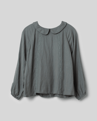 SanDahlia Blusen & Tunika Ewa i Walla Blouse Agnes Crepe 44878 AW22 Pine Green