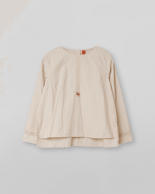 SanDahlia Blusen & Tunika Ewa i Walla Blouse Lollo Cotton 44882 AW22 Ivory