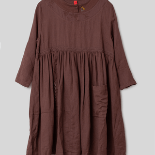 SanDahlia Blusen & Tunika Ewa i Walla Tuniek Bellis Crepe 44883 AW22 Burgundy