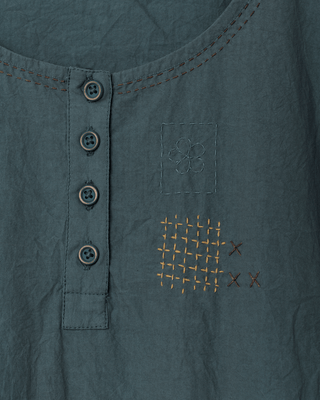 SanDahlia Blusen & Tunika Ewa i Walla Blouse / Tuniek Lova Cotton 44886 AW22 Pine Green