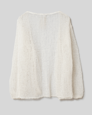 SanDahlia Shirts & Tops Ewa i Walla Vest Fideli Knitted Alpaca 44917 SS23 Cream