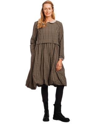 SanDahlia Kleider Ewa i Walla Jurk Checked Cotton 55718  AW21 Original