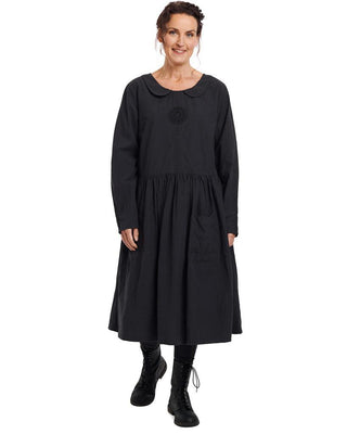 SanDahlia Kleider Ewa i Walla Jurk Shirt Cotton 55728 AW21 Khaki