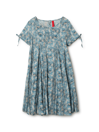 SanDahlia Kleider Ewa i Walla Jurk Voile 55736  SS22 Blue Flower