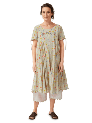 SanDahlia Kleider Ewa i Walla Jurk Voile 55736  SS22 Yellow Flower