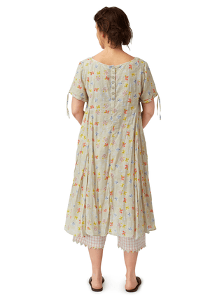 SanDahlia Kleider Ewa i Walla Jurk Voile 55736  SS22 Yellow Flower