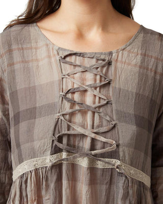 SanDahlia Kleider Ewa i Walla Jurk Checked Voile 55738  SS22 Original