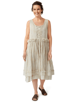 SanDahlia Kleider Ewa i Walla Jurk  Embroidered Organdie 55752  SS22 Soft Mint