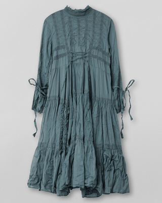 SanDahlia Kleider Ewa i Walla Jurk Bella Organdie 55777 AW22 Pine Green