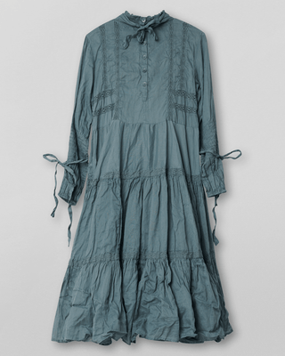 SanDahlia Kleider Ewa i Walla Jurk Bella Organdie 55777 AW22 Pine Green