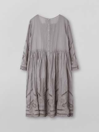 SanDahlia Kleider Ewa i Walla Jurk Polly Embroidered Organdie 55778 AW22 Ash