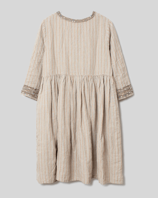 SanDahlia Kleider Ewa i Walla Jurk Bianca Pin Stripe Linen 55785 SS23 Original