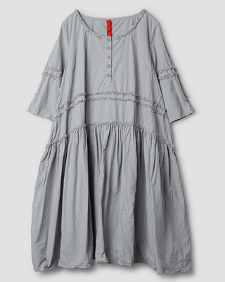 SanDahlia Kleider Ewa i Walla Jurk Etta Cotton 55797 SS23 Dove