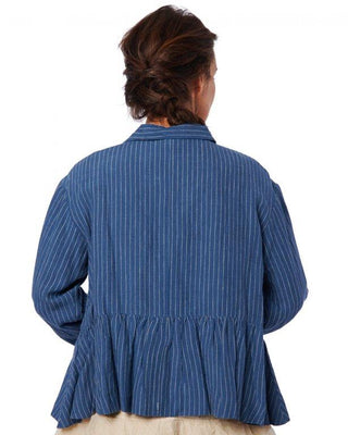 SanDahlia Jacken Ewa i Walla Jas Original 66350 SS21 Pin Striped Linen