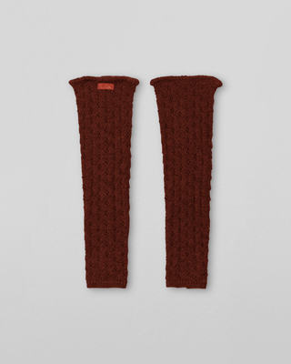 SanDahlia Accessoires Ewa i Walla Beenwarmer Knitted Alpaca 77546 AW22 Rust