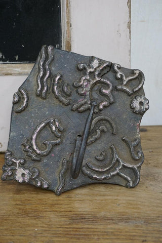 SanDahlia haken Houten textiel stempel met haak