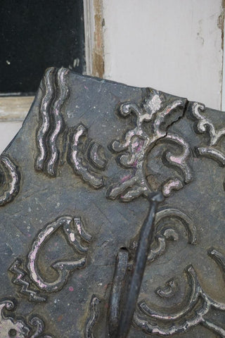 SanDahlia haken Houten textiel stempel met haak