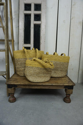 SanDahlia vazen potten & mandjes Bohemian manden set van jute