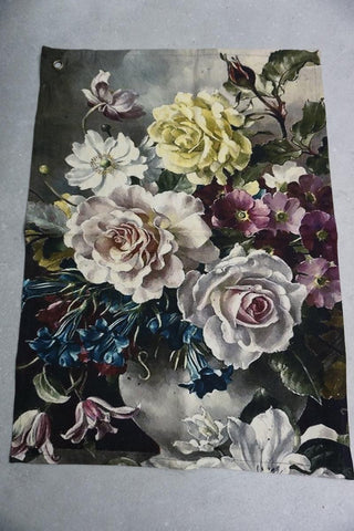 SanDahlia Textiel Theedoek met Bloemenmotief Roze