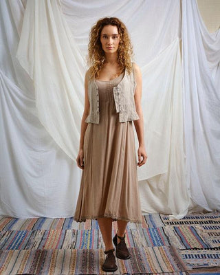 SanDahlia Kleider Ewa i Walla Jurk Undra Viscose 55803 SS23 Pearl Gey