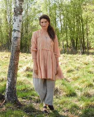 SanDahlia Blusen & Tunika Ewa i Walla Blouse / Tuniek Disa Checked Voile 44887 SS23 Original