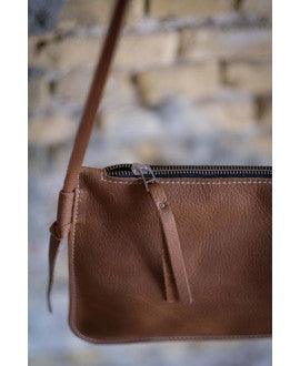 SanDahlia Taschen van Buren Clutch Grit – Cognac